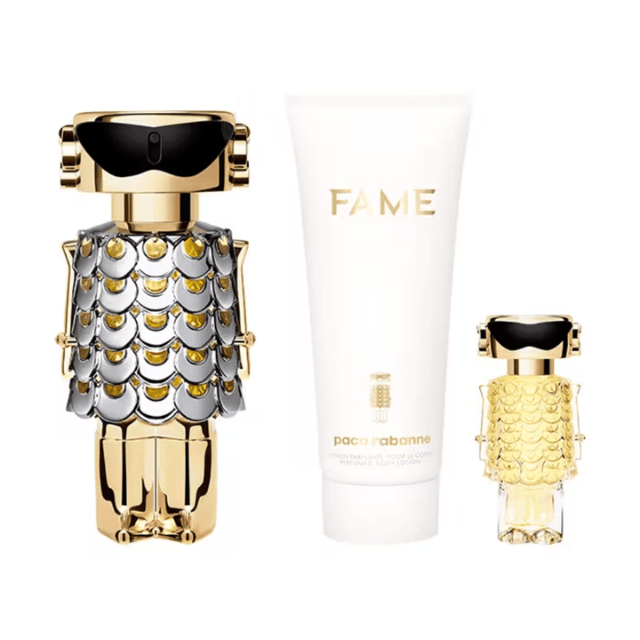 Paco Rabanne Fame Women's Perfume Gift Set (80ml EDP + 100ml Body Lotion + 4ml EDP)