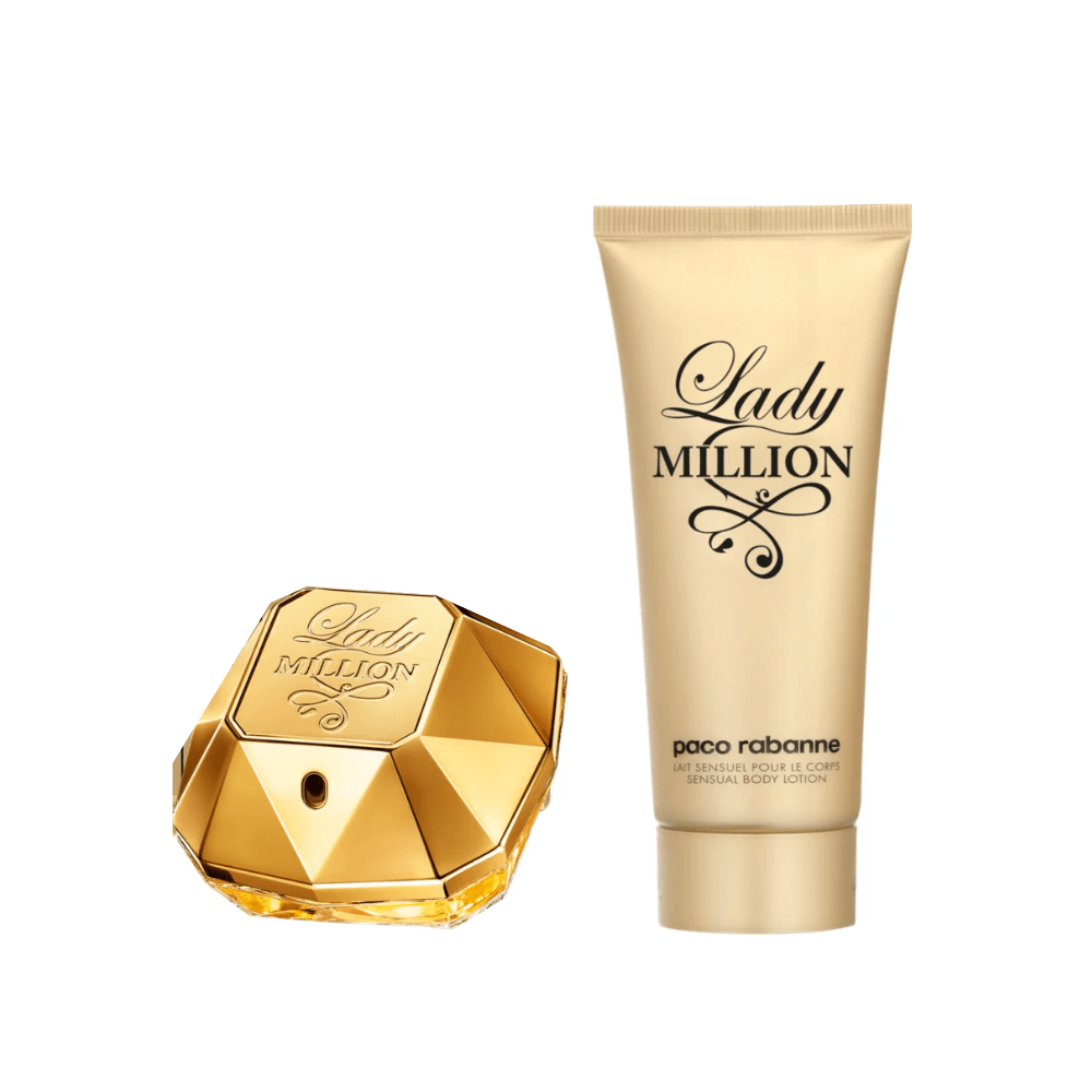 Paco Rabanne Lady Million Women's Gift Set (80ml EDP + 100ml Body Lotion)