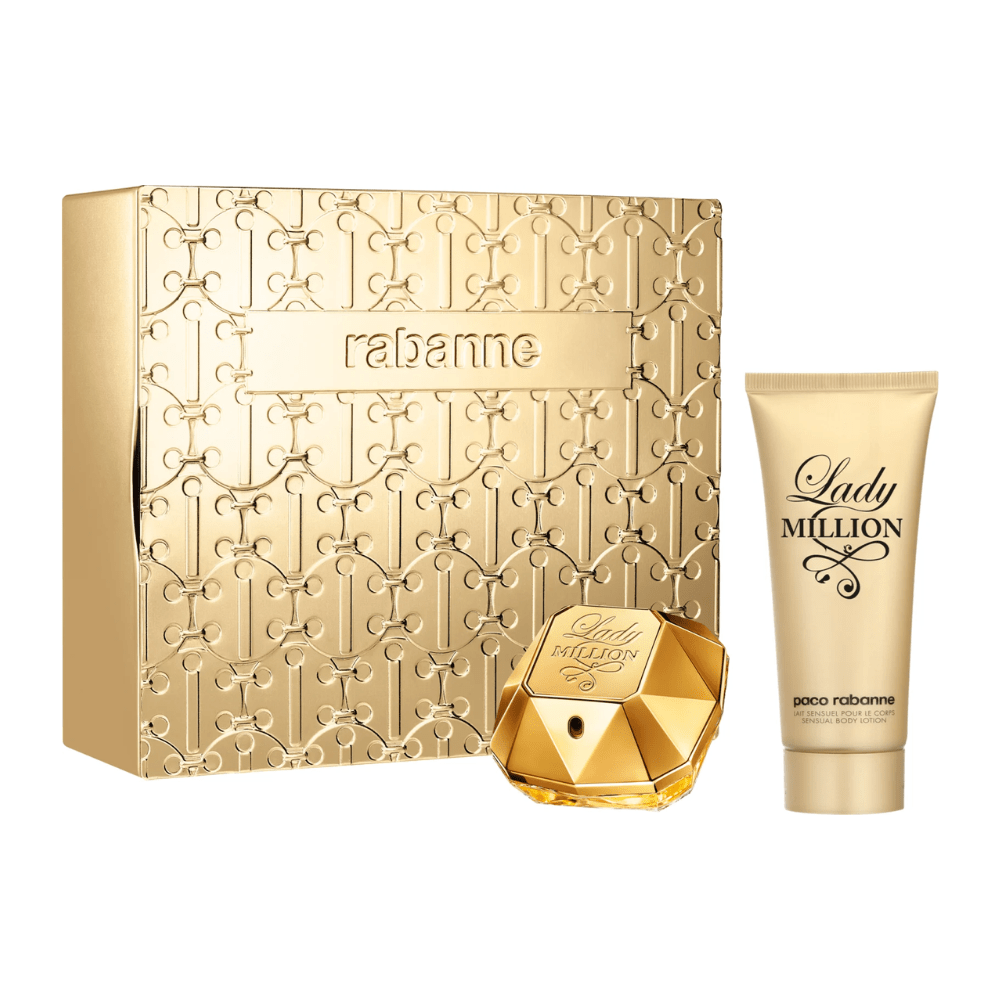 Paco Rabanne Lady Million Women's Gift Set (80ml EDP + 100ml Body Lotion)