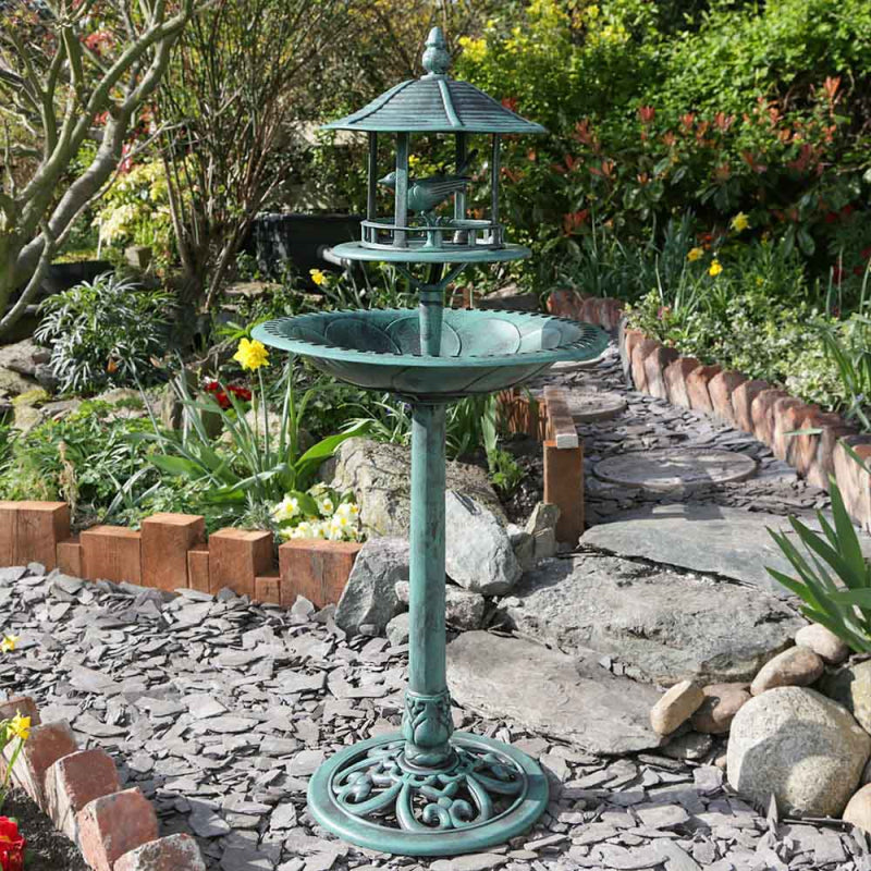 Kingfisher BB01 Ornamental Bird Bath and Table