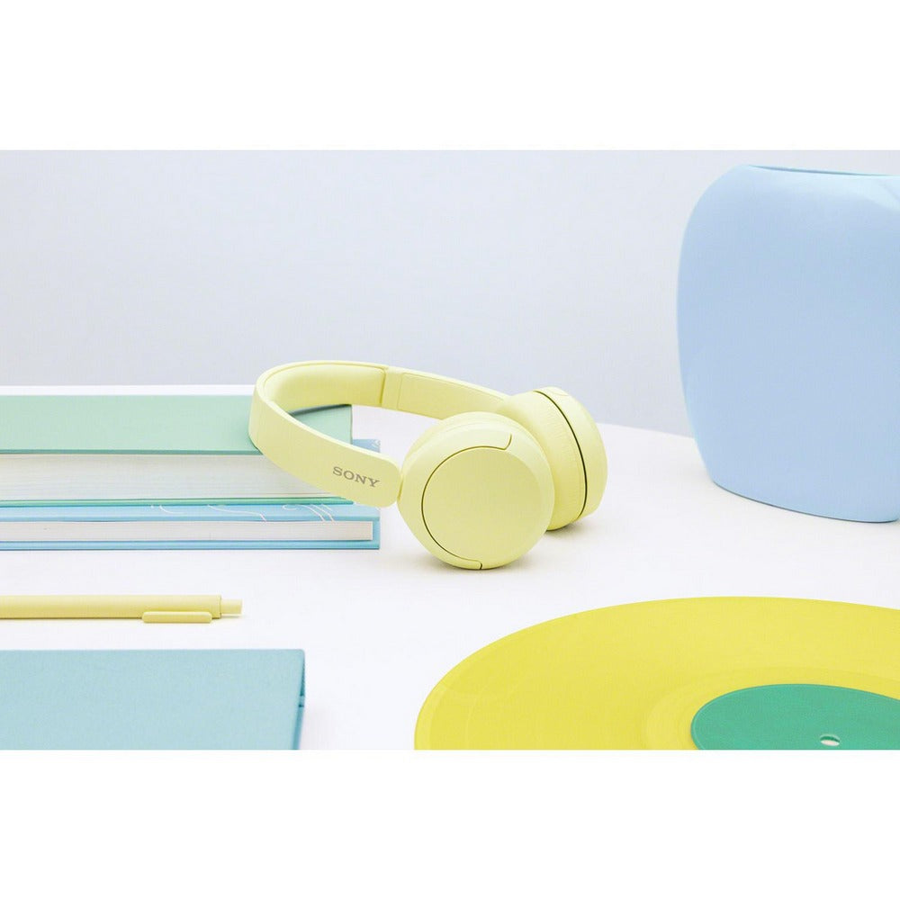 Sony WHCH520YCE7 Wireless Bluetooth On Ear Headphones Yellow