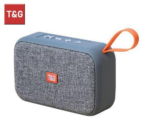 Mini T&G Wireless Bluetooth 5.0 Speaker - Indoor/Outdoor Hi-Fi Waterproof Loudspeaker with TF Card & FM Radio Support