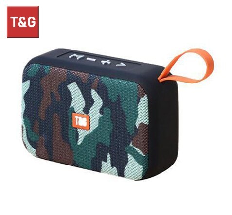 Mini T&G Wireless Bluetooth 5.0 Speaker - Indoor/Outdoor Hi-Fi Waterproof Loudspeaker with TF Card & FM Radio Support
