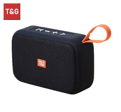 Mini T&G Wireless Bluetooth 5.0 Speaker - Indoor/Outdoor Hi-Fi Waterproof Loudspeaker with TF Card & FM Radio Support