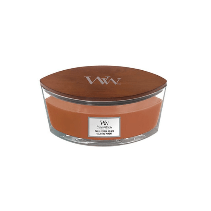 Woodwick Ellipse Chilli Pepper Gelato Teardrop Candle