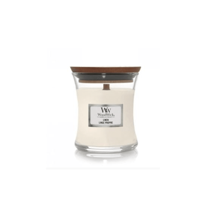 Woodwick Linen Mini Hourglass Candle