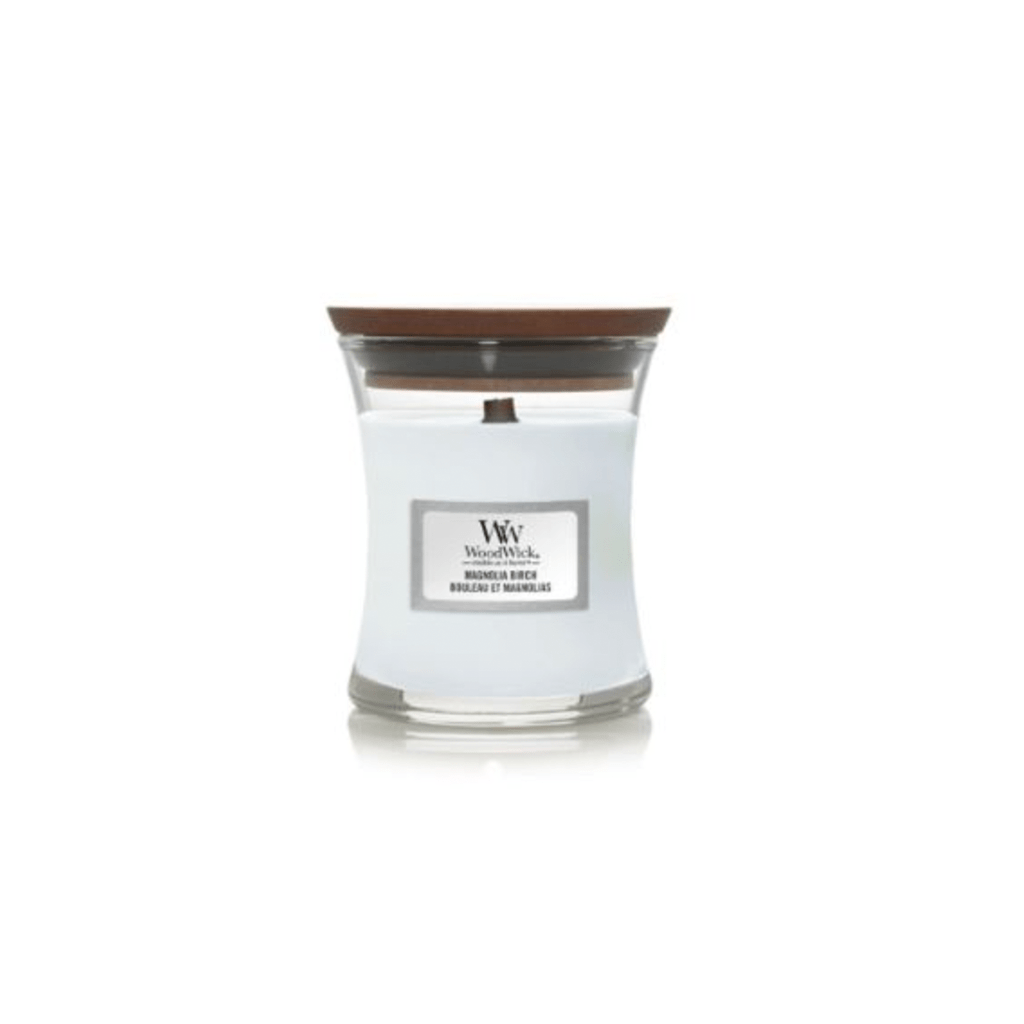 Woodwick Magnolia Birch Mini Hourglass Candle
