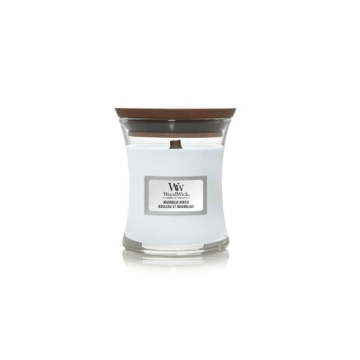 Woodwick Magnolia Birch Mini Hourglass Candle