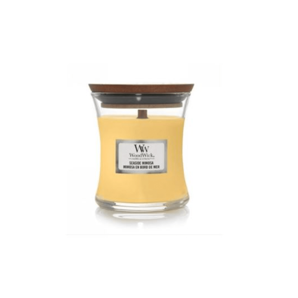 Woodwick Seaside Mimosa Mini Hourglass Candle