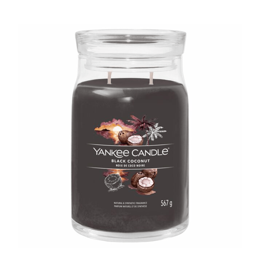 Yankee Black Coconut Signature Large Jar Candle