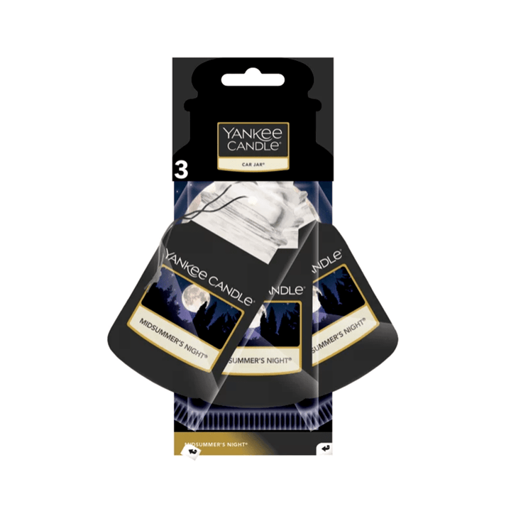 Yankee Candle Midsummer's Night Car Freshener x3