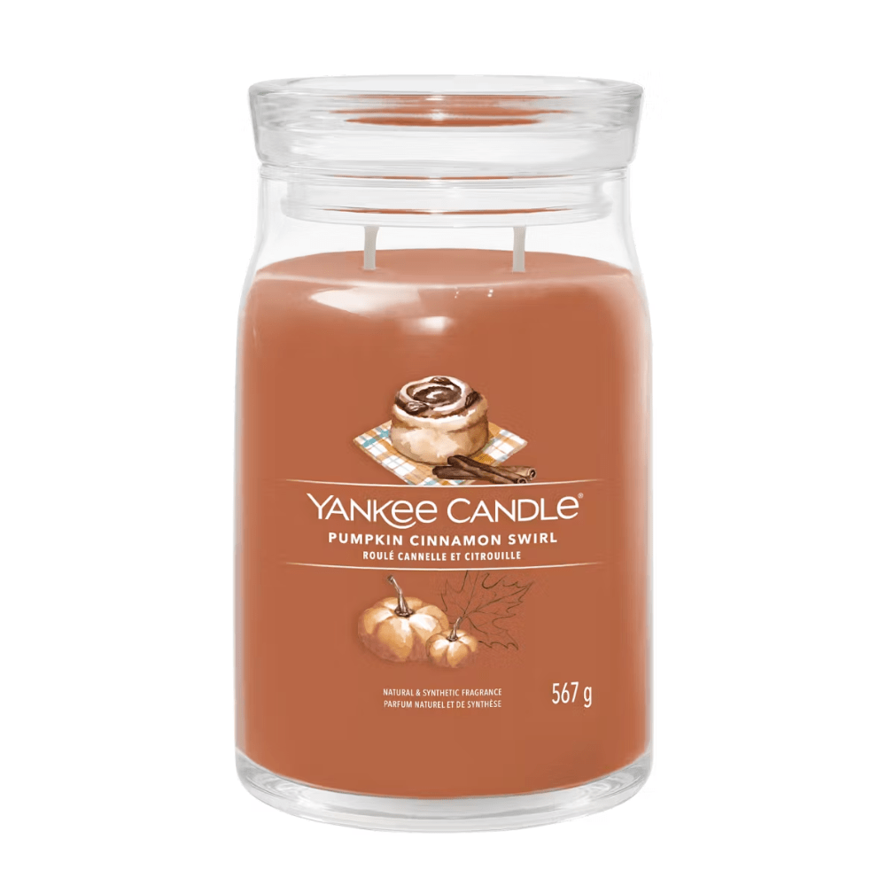 Yankee Candle Pumpkin Cinnamon Swirl Signature Large Jar Candle