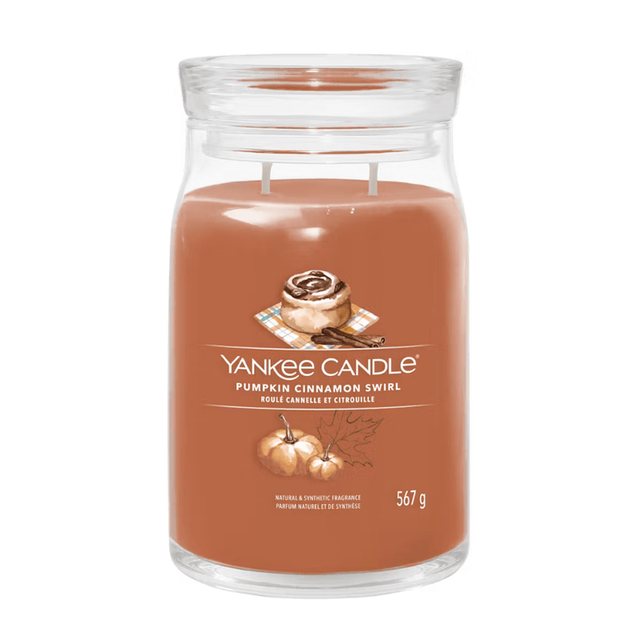 Yankee Candle Pumpkin Cinnamon Swirl Signature Large Jar Candle