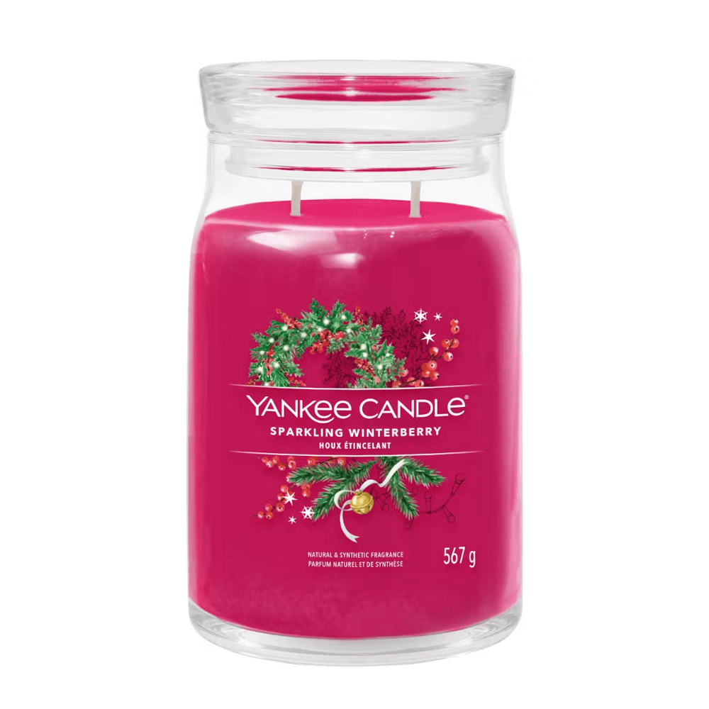 Yankee Candle Sparkling Winterberry Signature Large Jar Candle