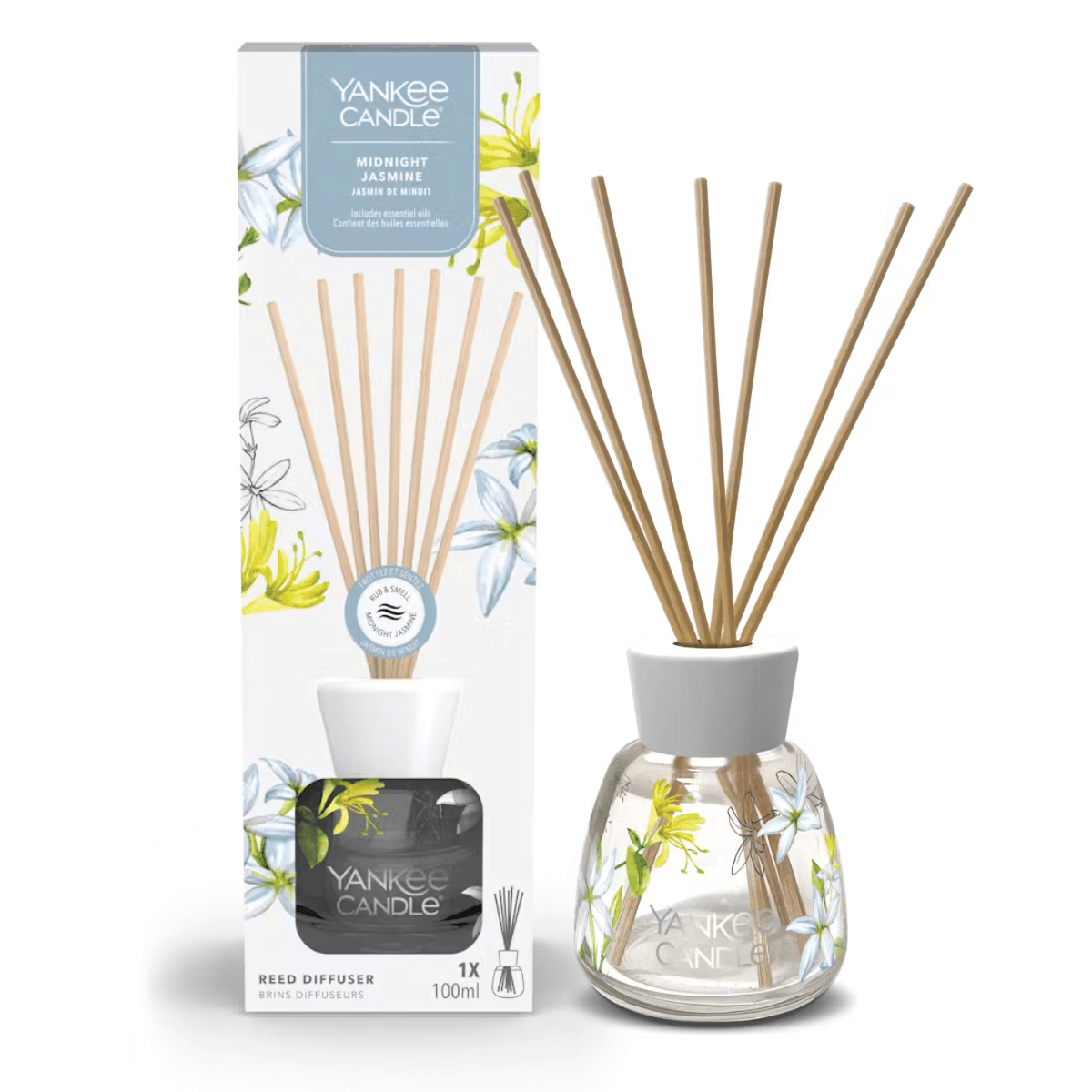 Yankee Candle Midnight Jasmine Reed Diffuser (100ml)