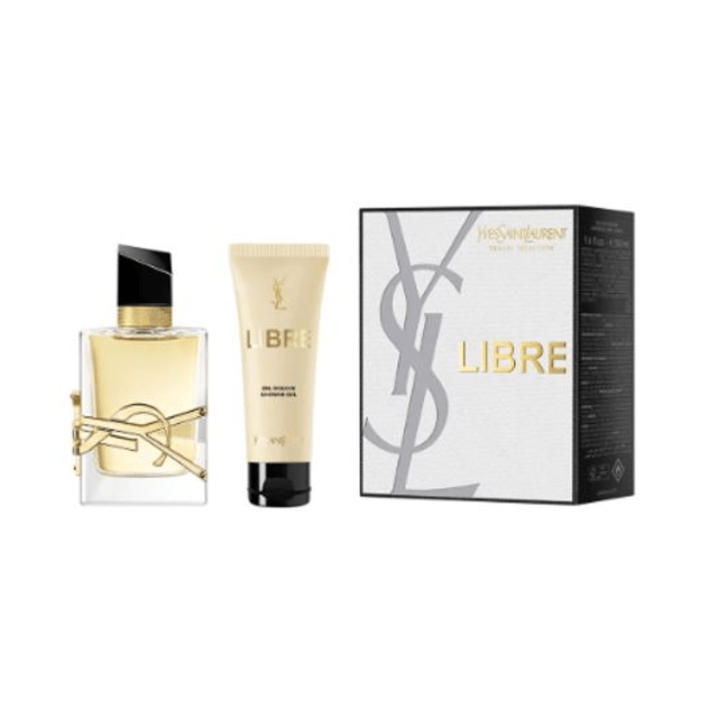 YSL Libre Eau de Parfum Women's Perfume Gift Set Spray (50ml) with Shower Gel