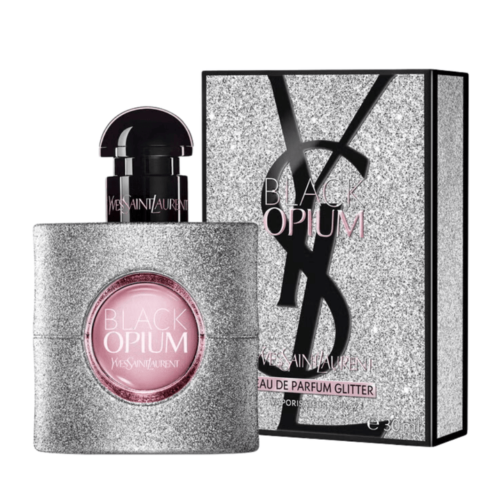 Yves Saint Laurent Black Opium Glitter Eau de Parfum Women's Perfume Spray (30ml, 50ml, 100ml)