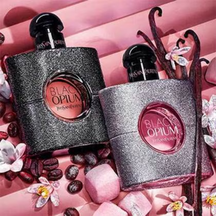 Yves Saint Laurent Black Opium Glitter Eau de Parfum Women's Perfume Spray (30ml, 50ml, 100ml)